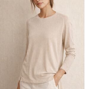 Vince Womens Sweater Lightweight Rayon Quiet Luxury Designer Sophisticated XS